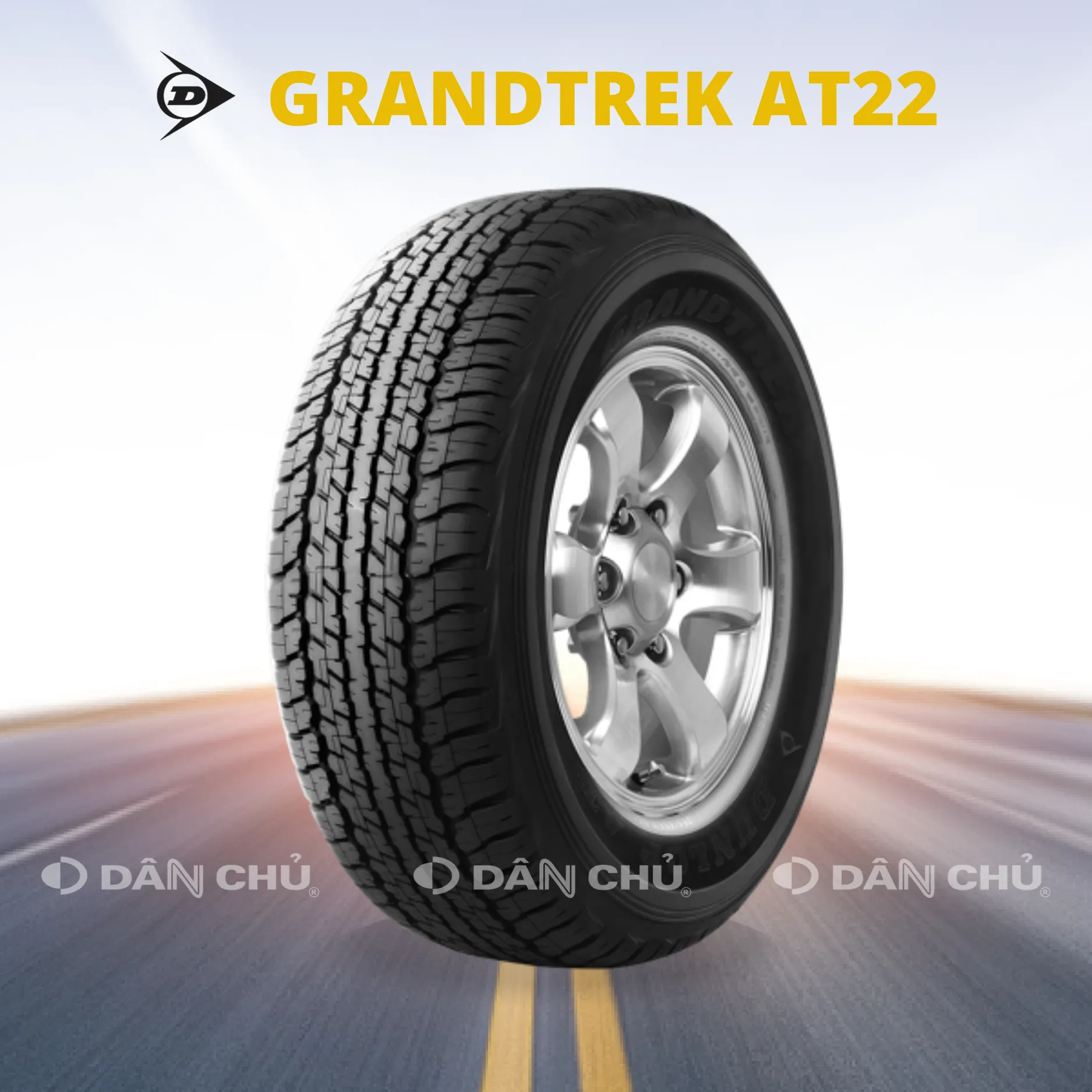 LỐP DUNLOP 265/65R17 – GRANDTREK AT22
